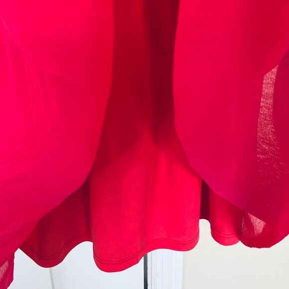 ASOS Barbie Pink Mesh Lace Off-the-Shoulder Fit & Flare Mini Dress | Size: 6/S - Picture 8 of 9